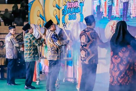 Pembukaan Festival Rampak Bedug dan Shalawat 2023 di Plaza Aspirasi KP3B Kota Serang, Banten